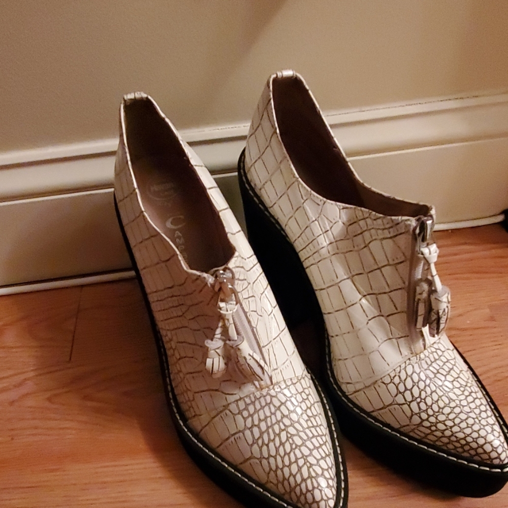 Jeffery Campbell platform crocodile